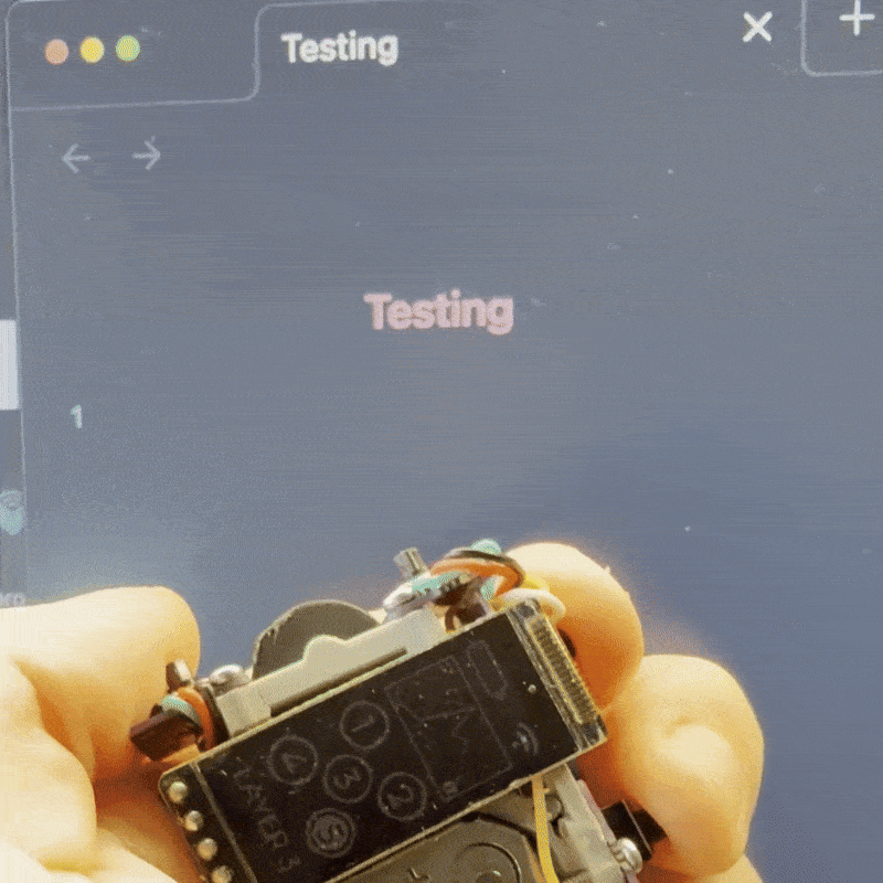 Testing out the Macropod wirelessly